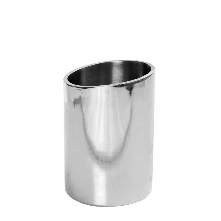 DIS. WINE COOLER ΑΝΟΞΕΙΔΩΤΟ ΔΙΠΛΟΤΟΙΧΟ ΑΣΗΜΙ 1.45LT 12X18EK Inox Υψος:18Μήκος:12Πλάτος:12