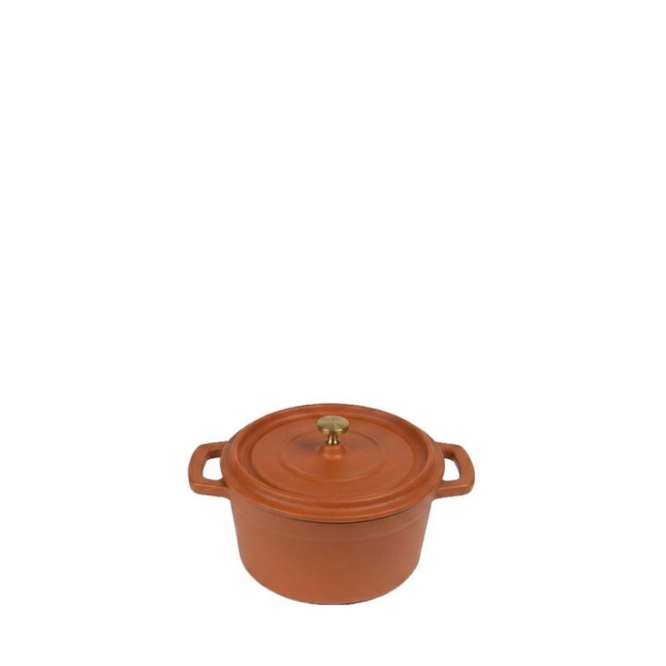 VOLCANO ΚΑΤΣΑΡΟΛΑΚΙ CAST-IRON ΚΕΡΑΜΙΡΙ ΜΕ ΣΜΑΛΤΟ 750ML 14EK Μέταλλο Υψος:10Μήκος:19Πλάτος:14