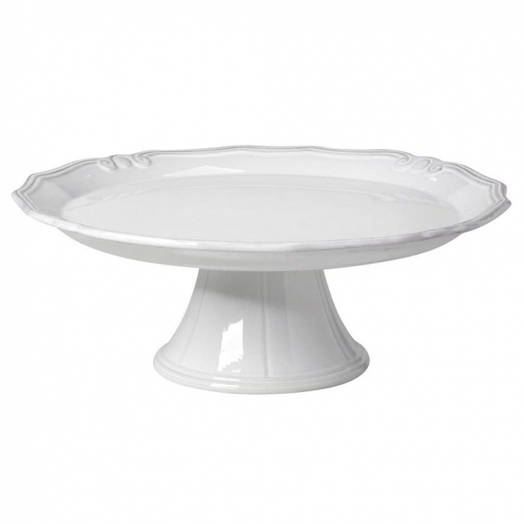 ΠΛΑΤΟ ΜΕ ΠΟΔΙ  ΙΒΟΥΑΡ Stoneware Φ33xΗ10 CM