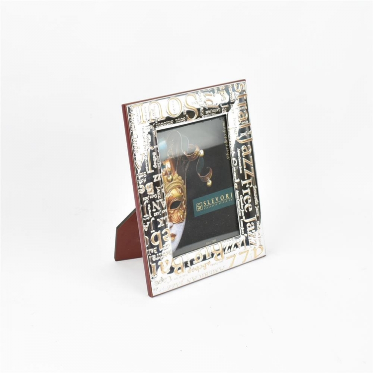 ΚΟΡΝΙΖΑ ΑΣΗΜΕΝΙΑ ΜΕ ΧΡΥΣΟ ΜΙΚΡΗ 9x13 Γυαλί 15*9.5*18.5 CM