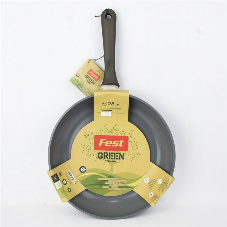 ΤΗΓΑΝΙ ΜΕ ΚΕΡΑΜΙΚΗ ΕΠΙΣΤΡΩΣΗ, ΑΝΤΙΚΟΛΛΗΤΙΚO Αλουμίνιο Φ28 ΕΚ.