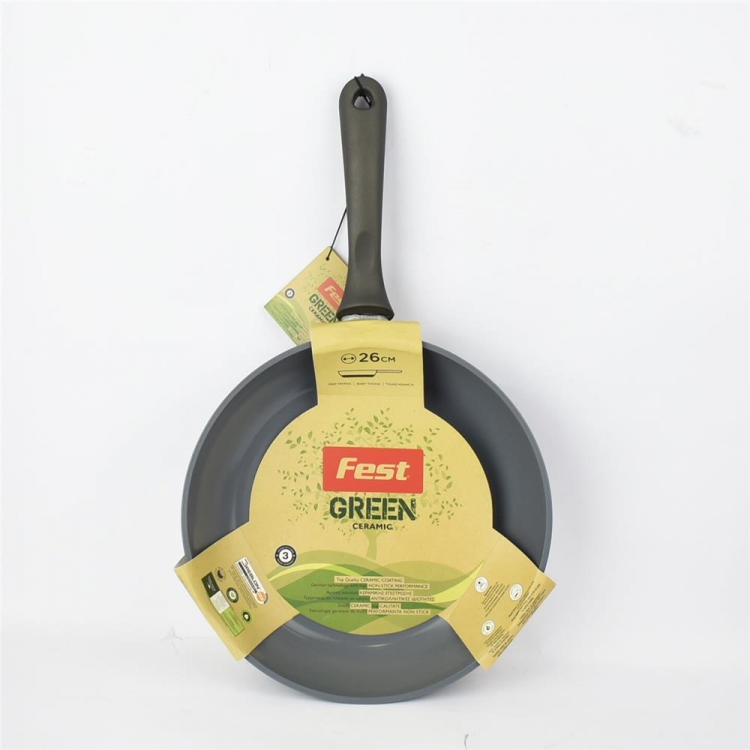 ΤΗΓΑΝΙ ΜΕ ΚΕΡΑΜΙΚΗ ΕΠΙΣΤΡΩΣΗ, ΑΝΤΙΚΟΛΛΗΤΙΚO Αλουμίνιο Φ26 ΕΚ.