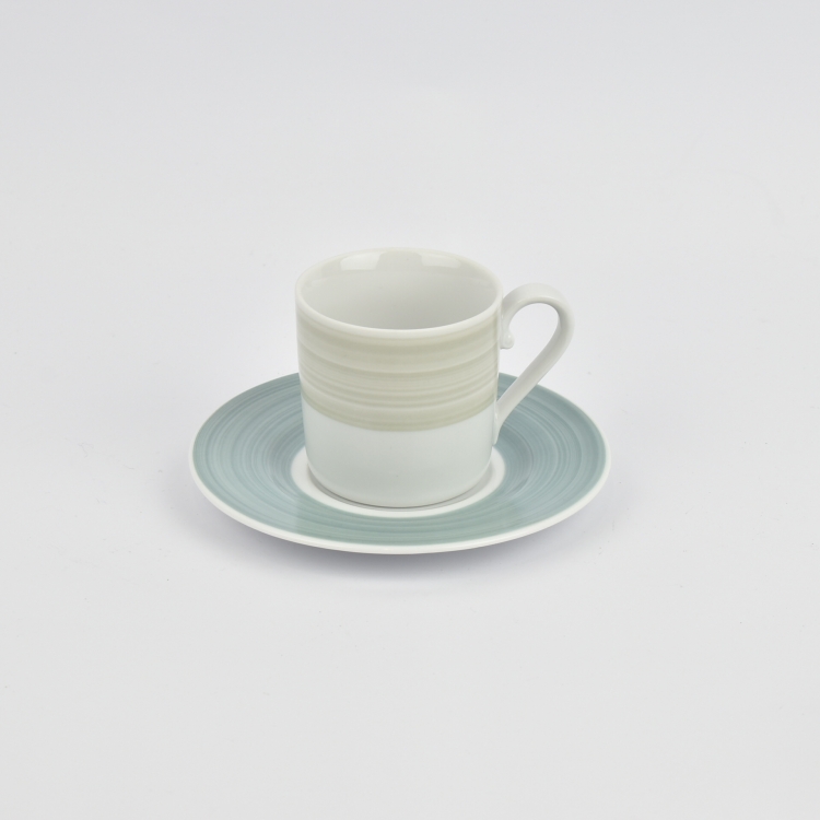 ΦΛΥΤΖΑΝΙ ΚΑΦΕ PINELIES ΠΕΤΡΟΛ ΚΑΙ ΜΠΕΖ 6TMX Πορσελάνη Φ6.5*8.5*7.5