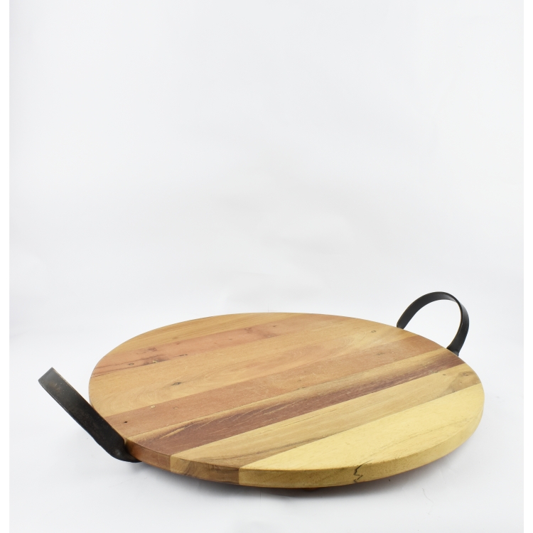 ΠΛΑΤΟ ΜΕ ΜΑΥΡΟ ΧΕΡΟΥΛΙ Kaemingk Μέταλλο Φ45*9 ΕΚ.