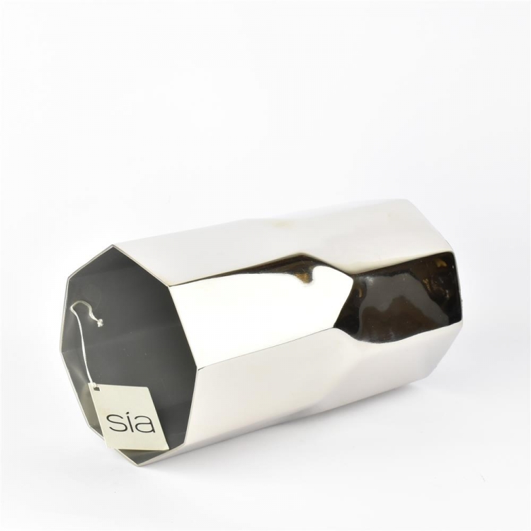 ΒΑΖΟ ΠΟΛΥΓΩΝΙΚΟ ΜΙΚΡΟ Inox 12*23.5Υ