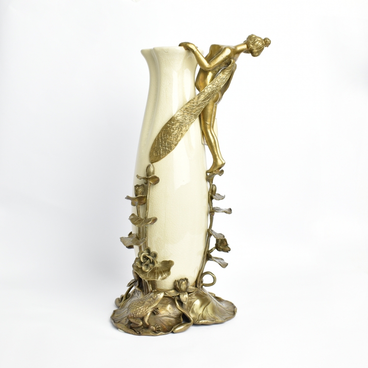 ΒΑΖΟ ΧΕΙΡΟΠΟΙΗΤΟ ΜΕ ΜΠΡΟΥΝΤΖΟ Μπρούντζος 20*37