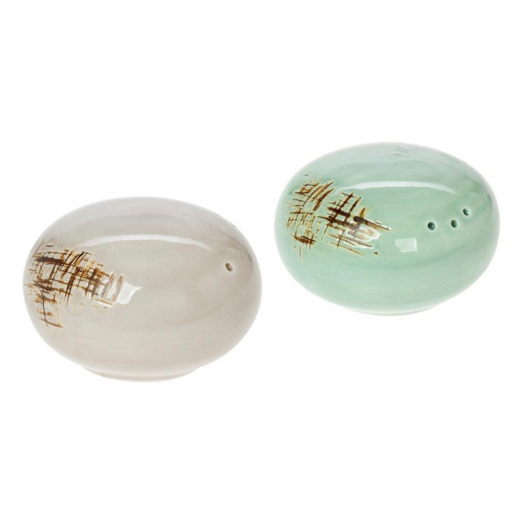 ΑΛΑΤΙ & ΠΙΠΕΡΙ  ΣΕΤ 2 ΤΜΧ ΜΠΕΖ - ΒΕΡΑΜΑΝ Πορσελάνη Φ8*5