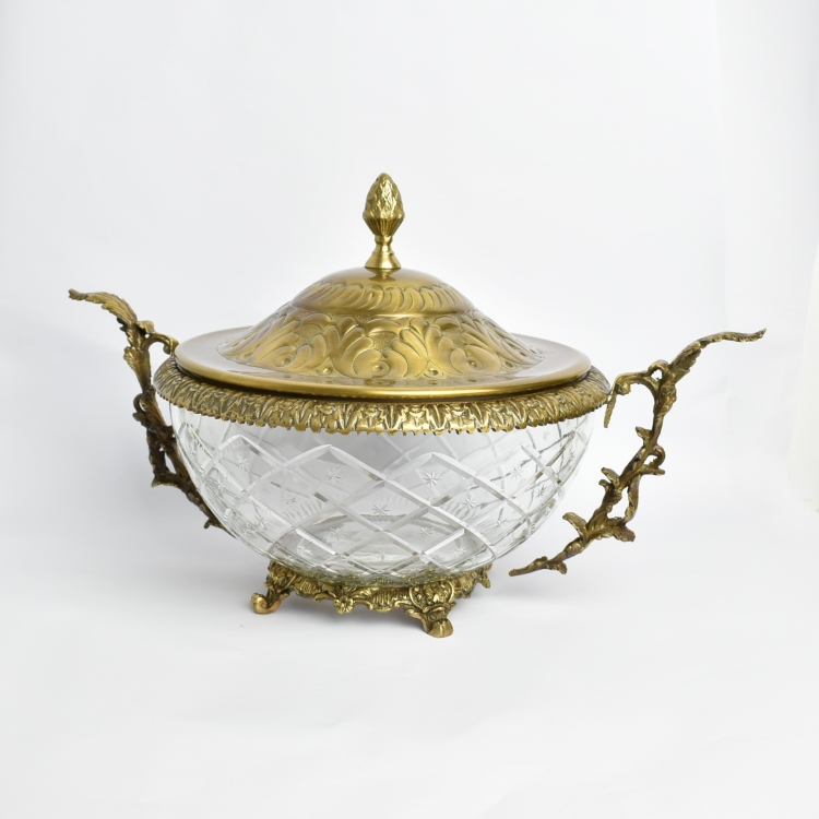 ΚΟΥΠ ΜΠΡΟΥΤΖΙΝΟ ΜΕ ΚΑΠΑΚΙ & ΓΥΑΛΙ ΤΑΓΙΑΡΙΣΜΕΝΟ Γυαλί 43*30*30