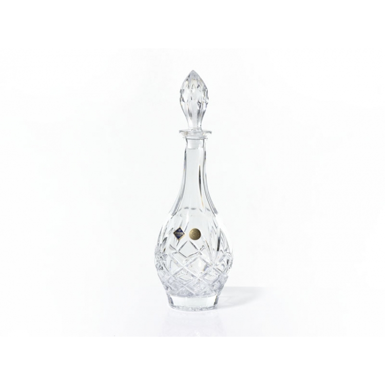 ΚΑΡΑΦΑ ΚΡΥΣΤΑΛΛΙΝΗ ΣΤΡΟΓΓΥΛΗ ΧΑΡΑΓΜΕΝΗ Κρύσταλλο Φ11*33