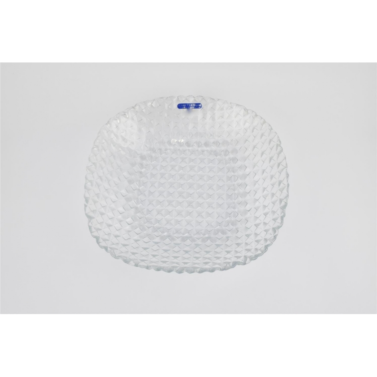 ΠΙΑΤΕΛΑ ΑΝΑΓΛΥΦΗ ΔΙΑΦΑΝΗ  27*27*6