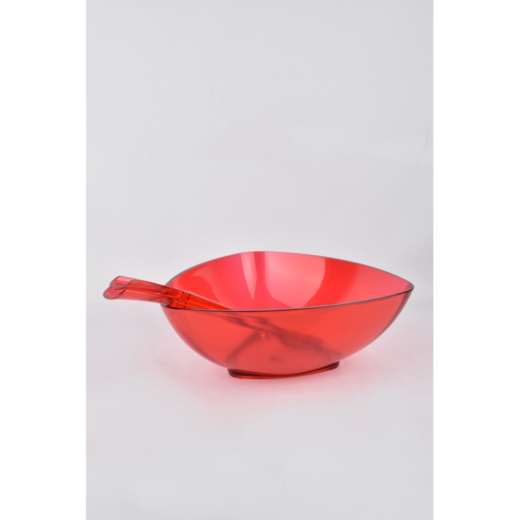 ΣΑΛΑΤΙΕΡΑ ΤΡΙΓΩΝΙΚΗ ΚΟΚΚΙΝΗ ΜΕ ΚΟΥΤΑΛΕΣ ΣΕΤ3 Plexiglass 28*11