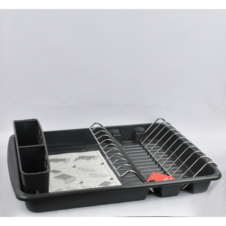 ΠΙΑΤΟΘΗΚΗ ΓΚΡΙ ΜΕ ΙΝΟΧ Inox 44*33*11,5Y