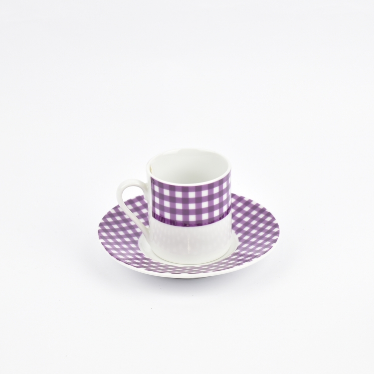 ΠΟΤΗΡΙ ΚΑΦΕ ΒΙΟΛΕΤΙ ΣΕΤ6 Πορσελάνη Φ6,5Χ8Χ5,5