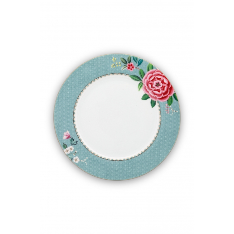 ΠΙΑΤΟ ΦΑΓΗΤΟΥ BLUSHING BIRDS ΜΠΛΕ 6ΤΜΧ Πορσελάνη Φ26,5