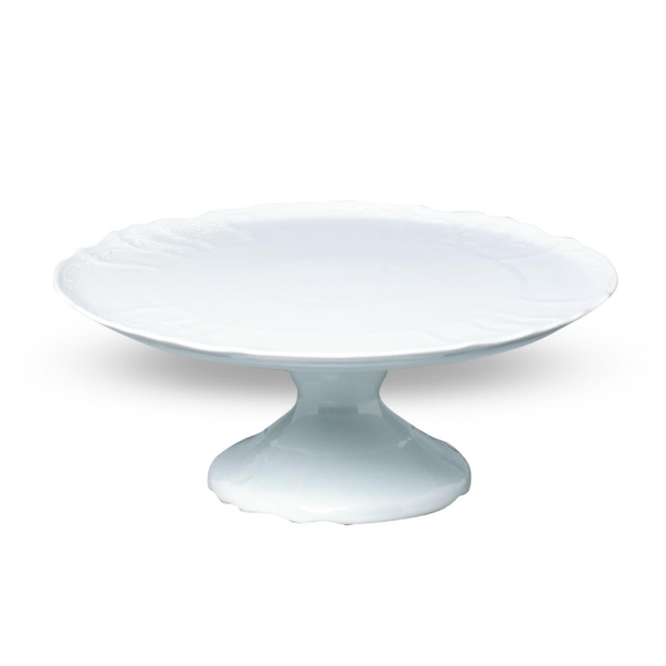 ΠΙΑΤΕΛΑ ΜΕ ΠΟΔΙ ΛΕΥΚΗ BERNADOTT  Φ31,5x13