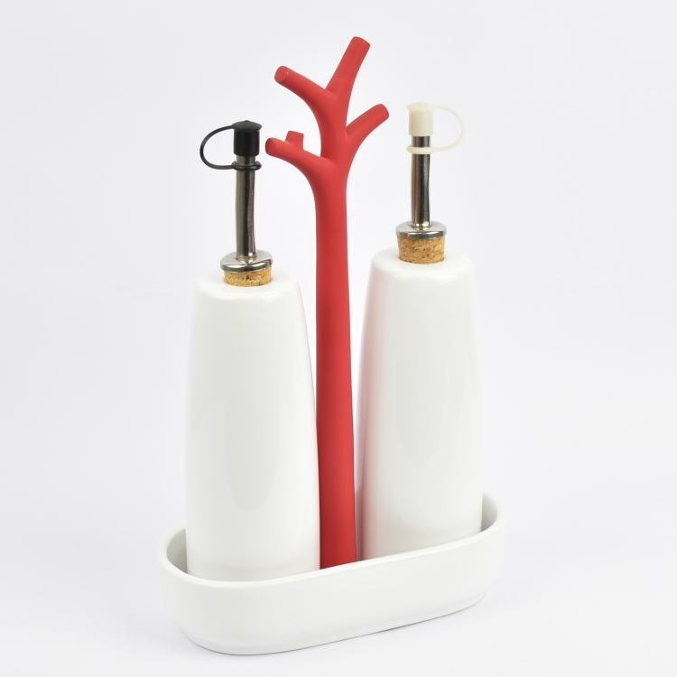 ΛΑΔΟΞΥΔΟ ΜΕ ΚΟΚΚΙΝΗ ΛΑΒΗ ΚΟΡΑΛΙ Πορσελάνη 17Χ8,5Χ27