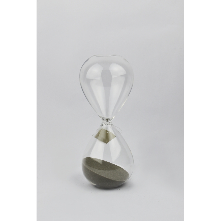 ΚΛΕΨΥΘΡΑ ΔΙΑΦΑΝΗ ΜΕ ΓΚΡΙ ΑΜΜΟ Γυαλί Φ8,5Χ20