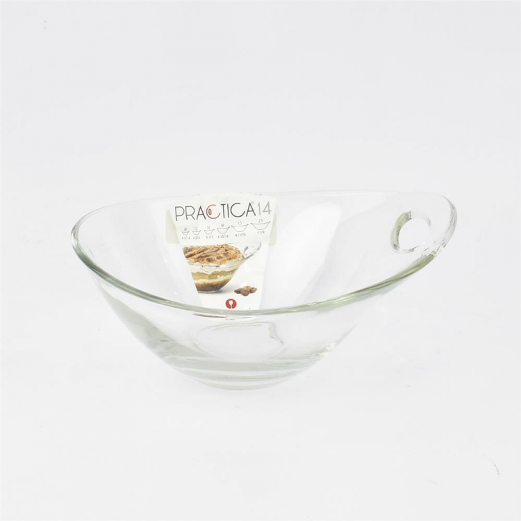 ΜΠΟΛ - ΣΑΛΑΤΙΕΡΑ ΔΙΑΦΑΝΟ ΜΙΚΡΟ Γυαλί 21.5*17.5*8