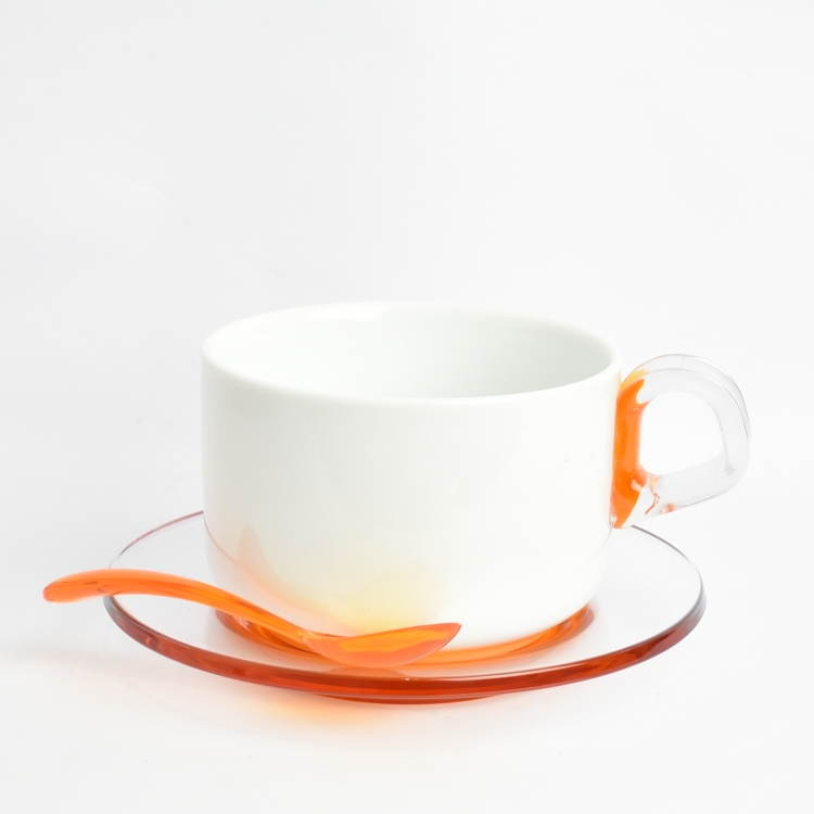 ΠΟΤΗΡΙΑ CAPPUCCINO ΜΕ ΚΟΥΤΑΛΑΚΙ 2 TMX Πορσελάνη 10*13.5*6