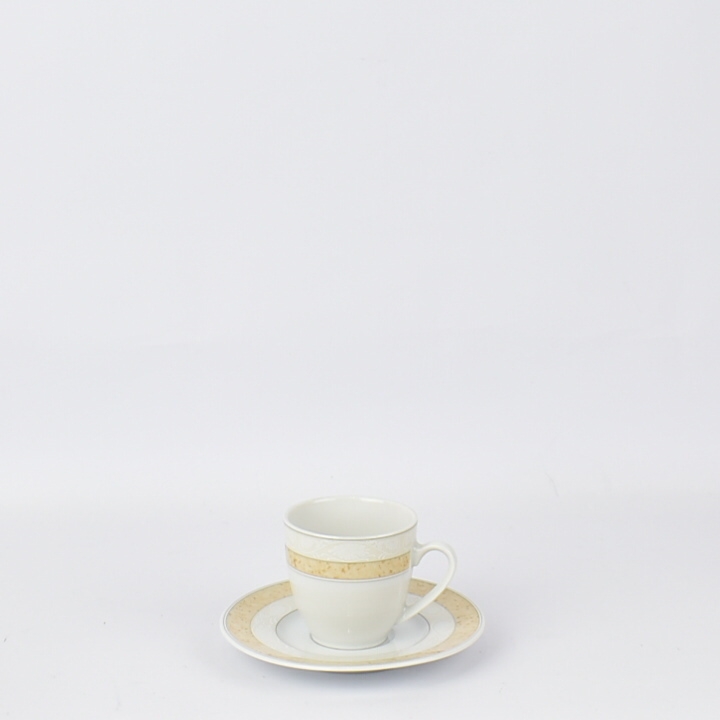 ΣΕΡΒΙΤΣΙΟ ΚΑΦΕ ΜΕ ΡΙΓΑ ΜΑΡΜΑΡΟΥ 6ΤΜΧ HW ΒΑΥΑΡΙΑΣ Πορσελάνη 7.5Χ6Χ5.5