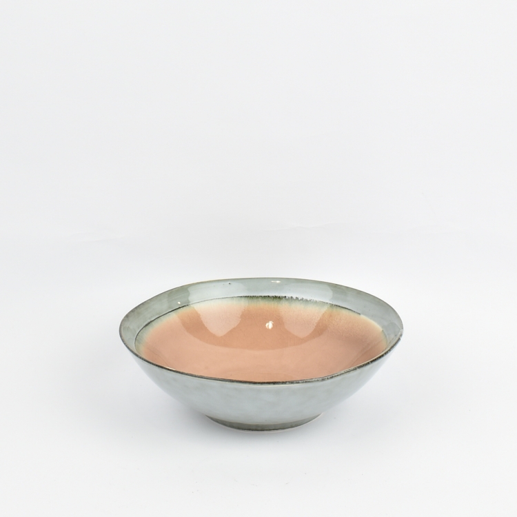 ΠΙΑΤΟ ΒΑΘΥ ΓΚΡΙ ΜΕ ΣΟΜΟΝ 6ΤΜΧ Stoneware Φ19Χ6Υ