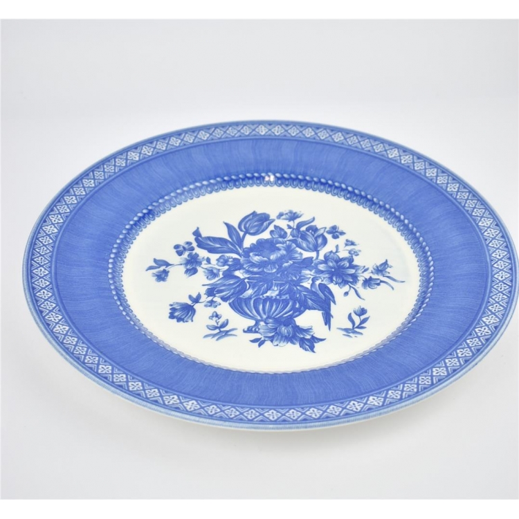 ΠΙΑΤΟ ΦΑΓΗΤΟΥ CHURCHILL 6TΜΧ ΑΣΠΡΟ-ΜΠΛΕ Πορσελάνη Φ27