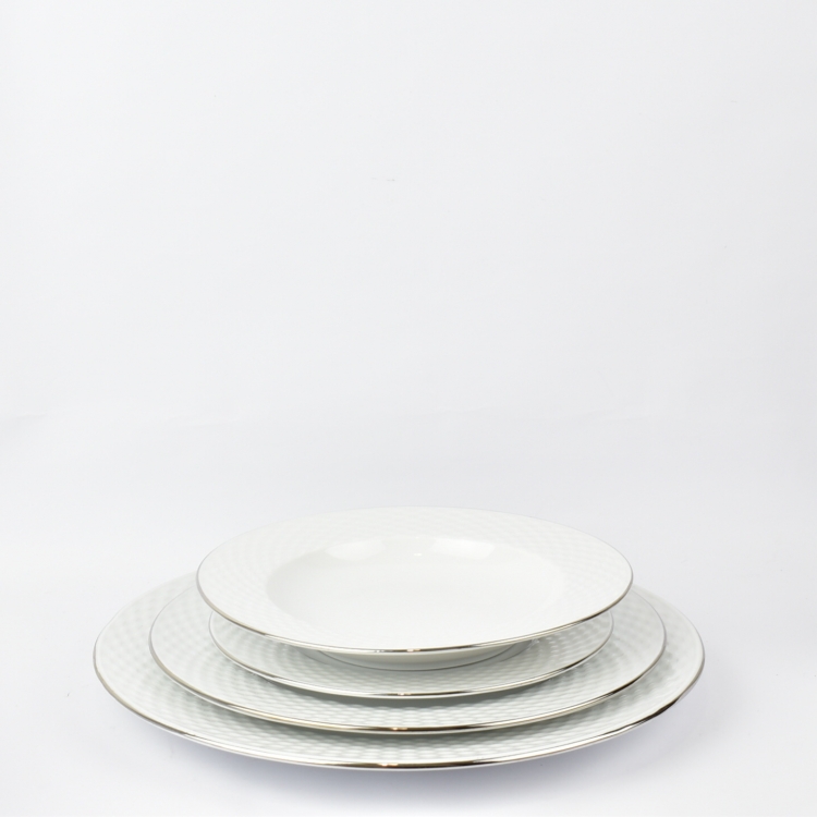 ΣΕΡΒΙΤΣΙΟ POLO PLATIN ΑΝΑΓΛΥΦΗ ΠΛΕΞΗ ΜΕ ΑΣΗΜΙ ΦΥΤΙΛΙ 20ΤΜΧ Πορσελάνη