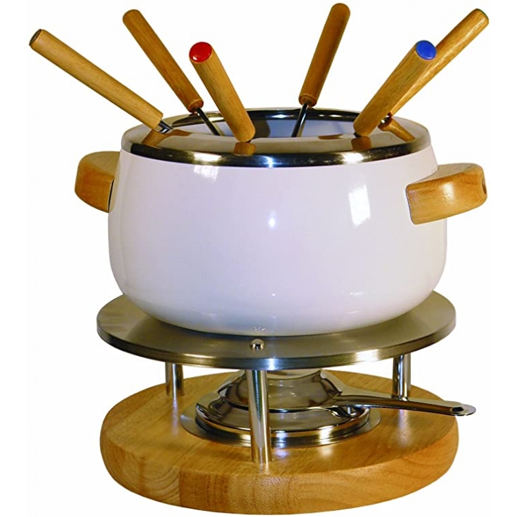 ΦΟΝΤΥ ΛΕΥΚΟ ΙΝΟΧ ΜΕ ΞΥΛΙΝΗ ΒΑΣΗ Inox Φ19*24Υ