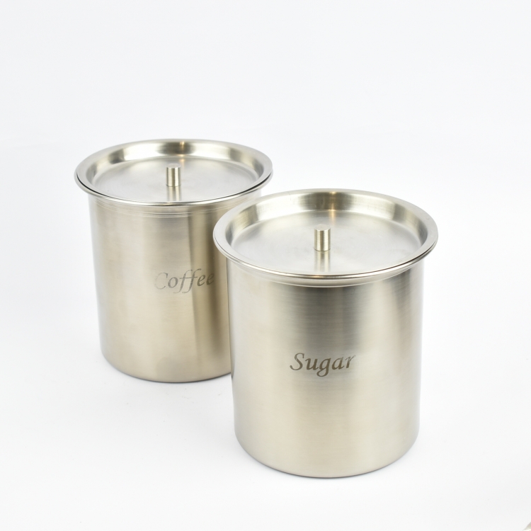 ΒΑΖΑ ΚΑΦΕ-ΖΑΧΑΡΗ ΙΝΟΧ ΣΕΤ 2ΤΜΧ Inox Φ12*12,5Υ