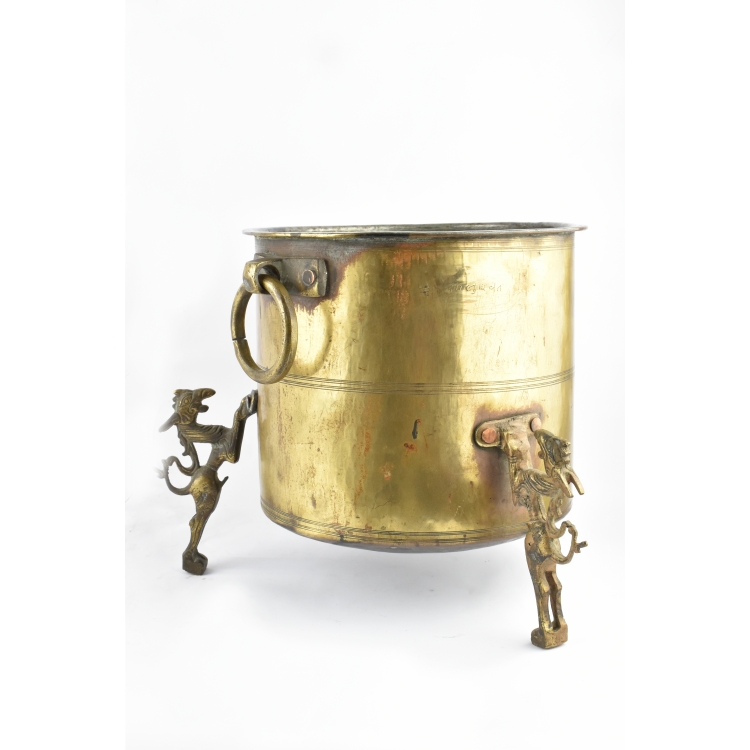 ΒΑΖΟ ΜΠΡΟΥΤΖΙΝΟ ΜΕ ΠΟΔΙΑ Μπρούντζος 38Χ30