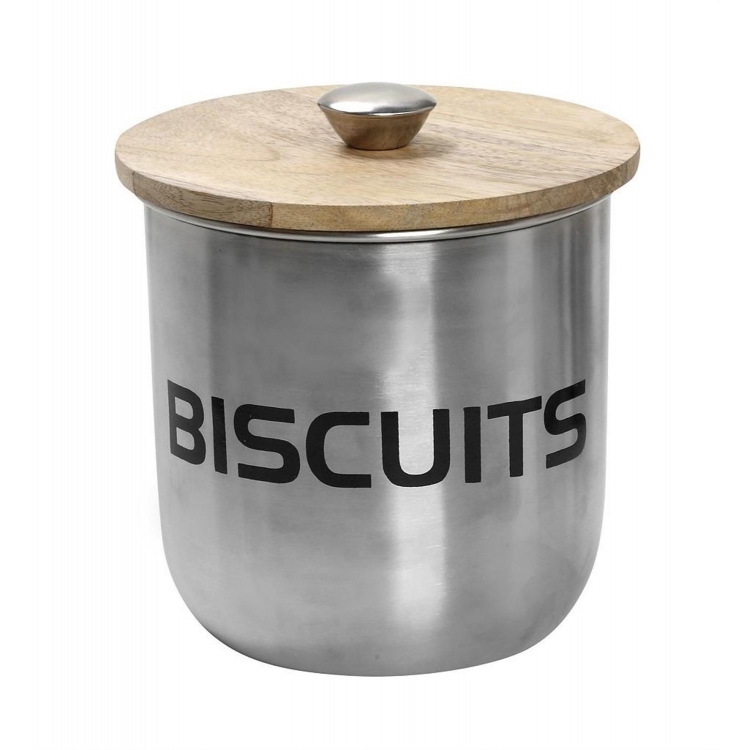 ΜΠΙΣΚΟΤΙΕΡΑ ΜΕ ΞΥΛΙΝΟ ΚΑΠΑΚΙ Inox Φ22.5*10Υ