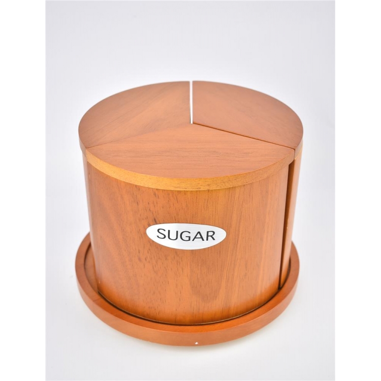 ΒΑΖΟ ΑΠΟΘΗΚΕΥΣΗΣ ΣΕΤ 3 ΤΜΧ ΖΑΧΑΡΗ/ΚΑΦΕ/ΤΣΑΙ Ξύλο Φ21*16