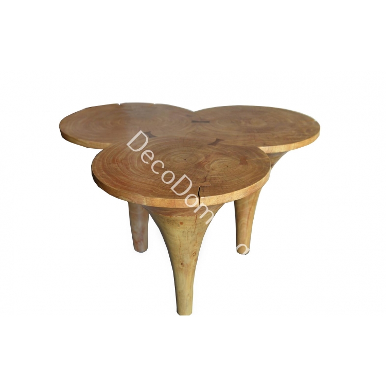 ΤΡΑΠΕΖΙ ΧΕΙΡΟΠΟΙΗΤΟ ΑΠΟ ΦΥΣΙΚΟ ΞΥΛΟ Ξύλο 80*80*50