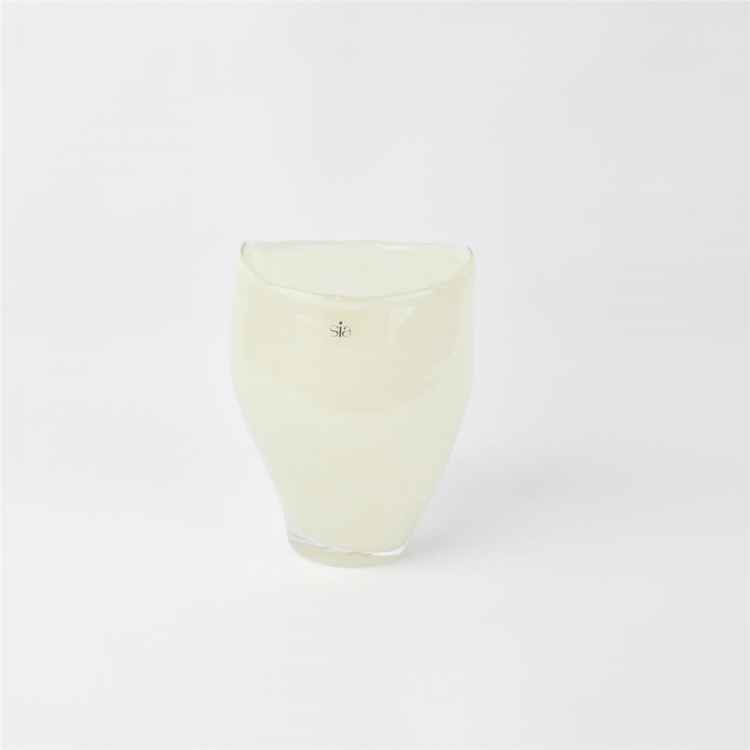 ΒΑΖΟ ΦΥΣΗΤΟ ΛΕΥΚΟ Γυαλί Φ9*13