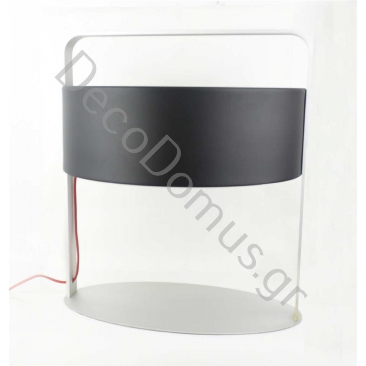 ΦΩΤΙΣΤΙΚΟ ΕΠΙΤΡΑΠΕΖΙΟ ΓΚΡΙ ΚΑΙ ΜΑΥΡΟ ΚΑΠΕΛΟ Μέταλλο Φ39.5*46