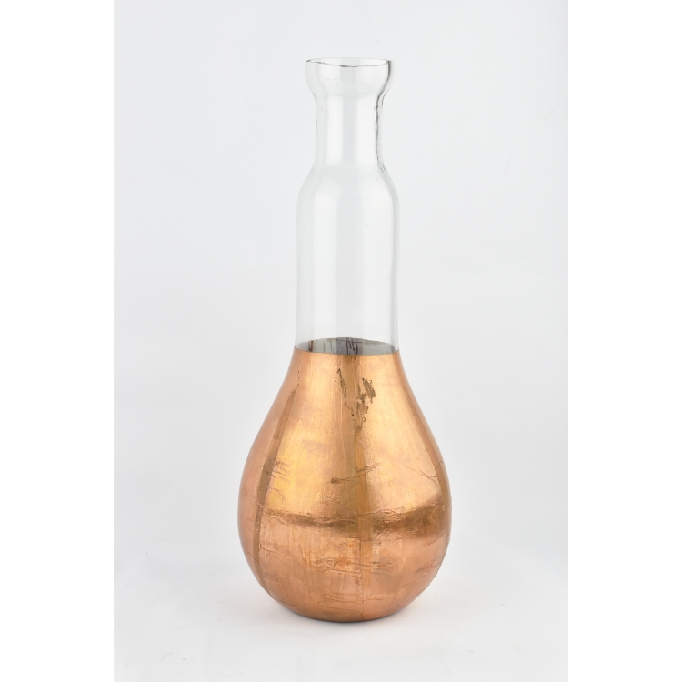 ΒΑΖΟ ΜΕ COPPER Γυαλί Φ17*40