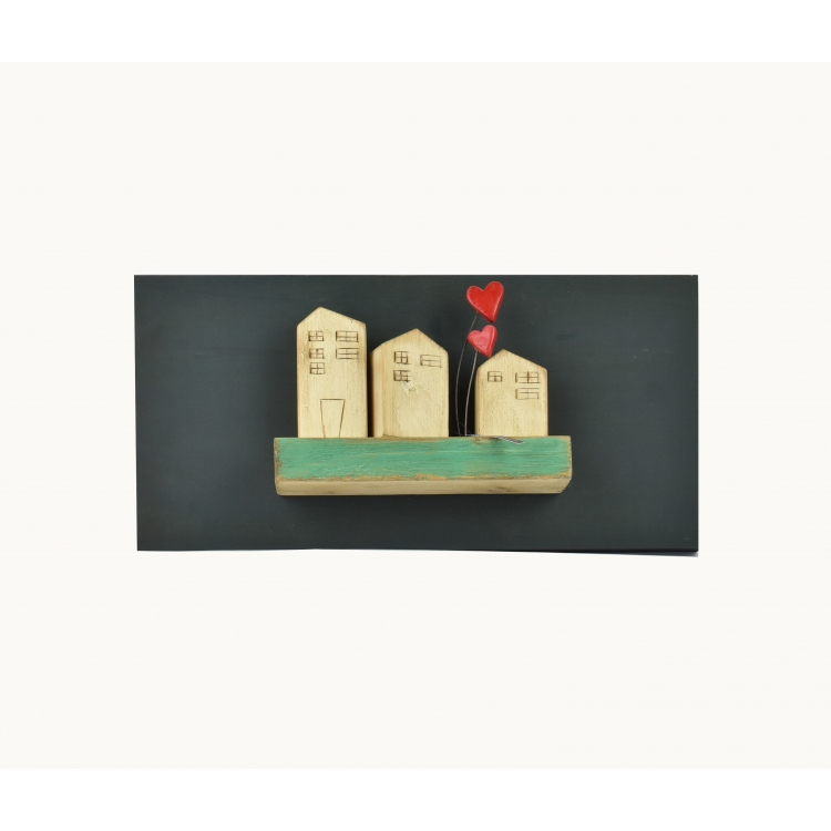 ΚΑΔΡΟ ΞΥΛΙΝΑ ΣΠΙΤΑΚΙΑ Ξύλο 40*20