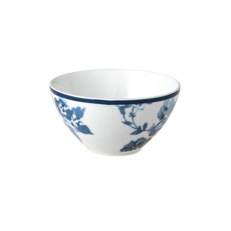 LAURA ASHLEY-ΜΠΟΛ 9CM CHINA ROSE ΛΕΥΚΟ ΜΠΛΕ ΛΟΥΛΟΥΔΙΑ 150ML-BLUEPRINT Πορσελάνη Φ9
