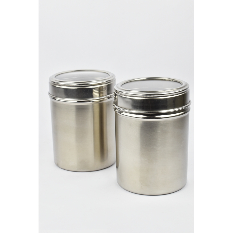 ΒΑΖΑ ΑΠΟΘΗΚΕΥΣΗΣ ΚΑΦΕ ΚΑΙ ΖΑΧΑΡΗ ΣΕΤ 2 ΤΜΧ Inox Φ10*12.5