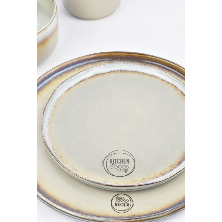 ΠΙΑΤΟ ΦΑΓΗΤΟΥ ΓΚΡΙ Stoneware Φ26.5*2