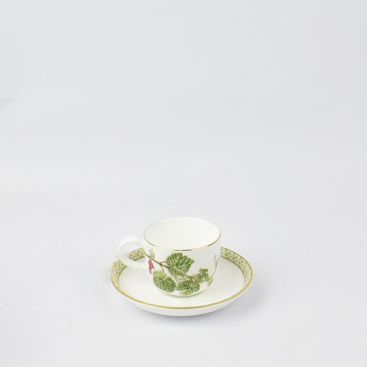 ΣΕΤ ΦΛΥΤΖΑΝΙΑ ΚΑΦΕ 6 ΤΜΧ ΑΜΠΕΛΟΣ Πορσελάνη Φ6.5*8.5*6