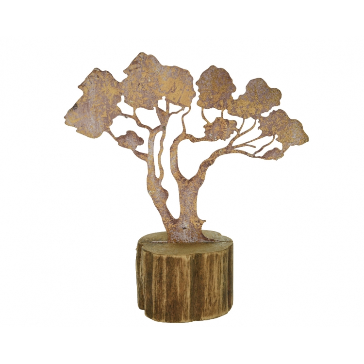 ΔΕΝΤΡΟ ΧΡΥΣΟ ΜΕ ΞΥΛΙΝΗ ΒΑΣΗ Μέταλλο 13*17