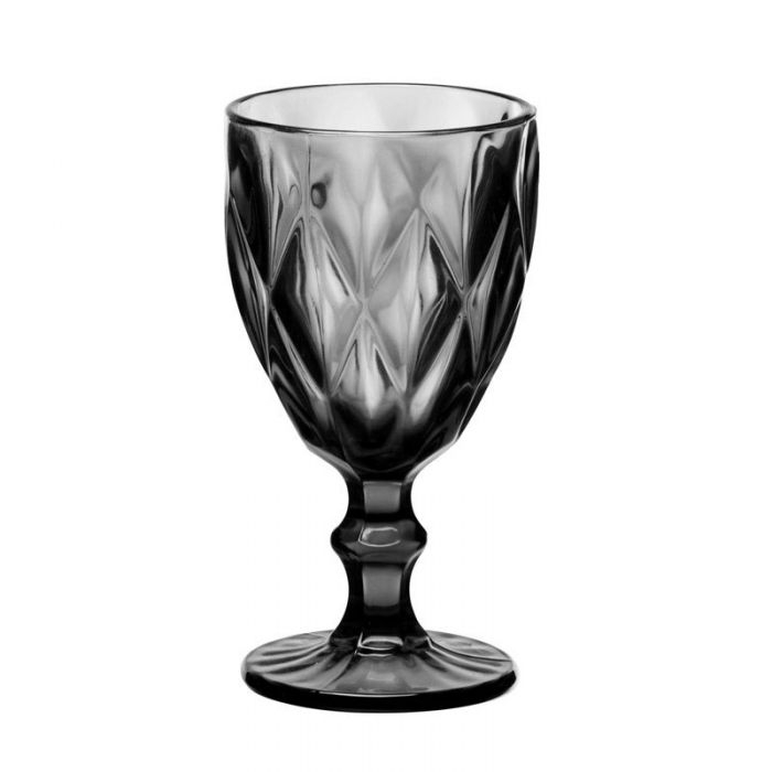 ΠΟΤΗΡΙ ΚΡΑΣΙΟΥ ΓΚΡΙ SMOKE 6 ΤΜΧ Γυαλί Φ8*16