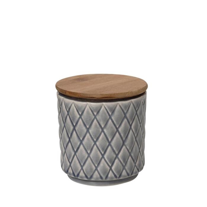 ΒΑΖΟ ΑΠΟΘΗΚΕΥΣΗΣ ΓΚΡΙ ΜΕΓΑΛΟ Ξύλο Φ12.5*13