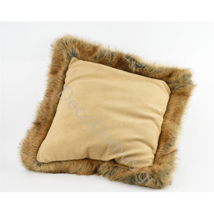 ΜΑΞΙΛΑΡΙ ΓΟΥΝΙΝΟ ΜΠΕΖ Μάλλινο 50*50