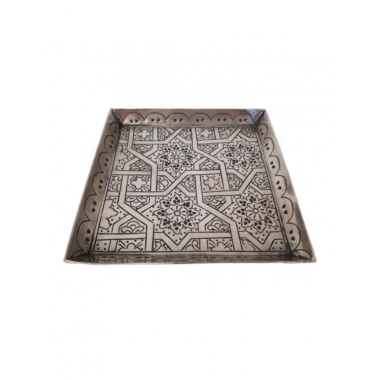 ΔΙΣΚΟΣ ΑΣΗΜΙ ΜΕ ΣΧΕΔΙΑ Αλουμίνιο 26*26*2