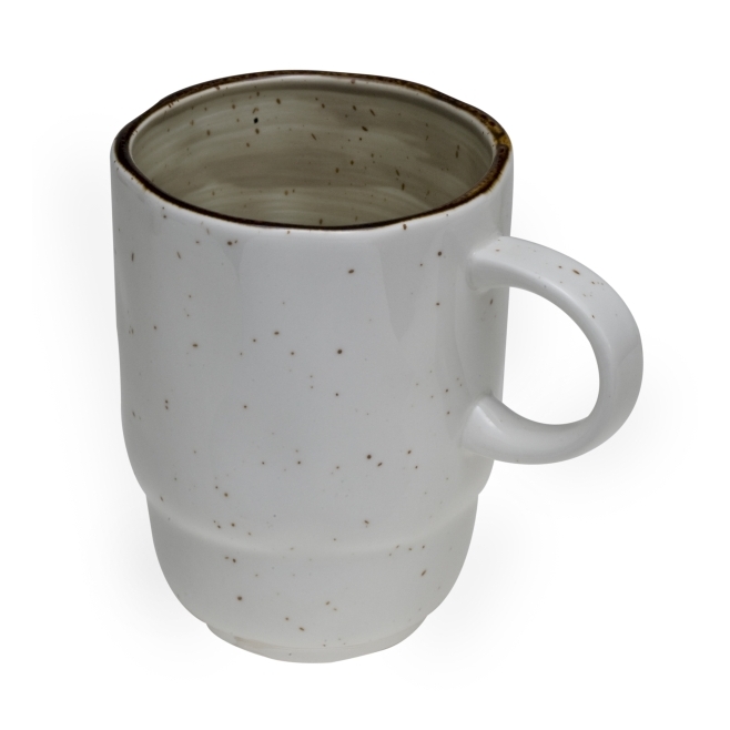 ΚΟΥΠΑ COUNTRY ΧΑΚΙ 400ML NEW BONE CHINA Πορσελάνη 8.5*12.5*11