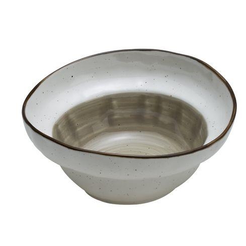 HFA Σαλατιέρα Στρογγυλή Country Φ20 Χακί Πορσελάνη Φ20.7*8Υ