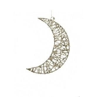 ΦΕΓΓΑΡΙ ΑΣΗΜΟΧΡΥΣΟ  ΓΕΜΑΤΟ ΜΕΣΣΑΙΟ  20CM