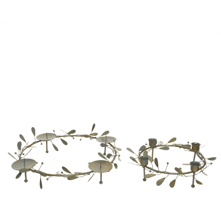 ΣΤΕΦΑΝΙ - ΚΗΡΟΠΗΓΙΟ ΧΡΥΣΟ- ΑΣΗΜΙ  S Μέταλλο Φ23*7.5